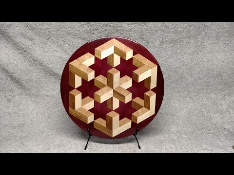 Wood Turning The Great Illusion  Quilting Pattern Check Link For Sizes
