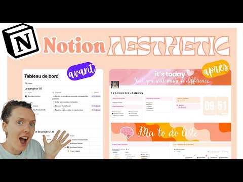 Comment rendre son Notion Aesthetic FACILEMENT | Widget, Katex Formatting, personnalisation ...