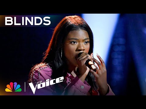Sixteen-Year-Old Mikaela Ayira Raises the Bar Performing "Human" | The Voice Blind Auditions | NBC
