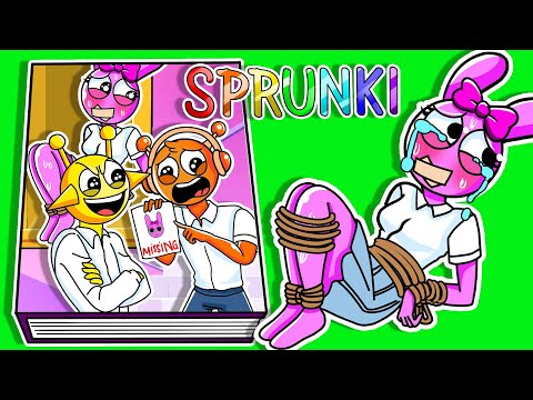 👹 Paper DIY 👹 Making INCREDIBOX SPRUNKI Game Book 📚 (➕ Pinki is missing from school )👹 Amy PaperBook