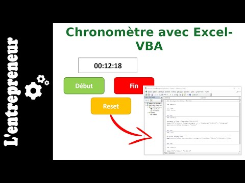 Faire un chronomètre avec Excel-VBA