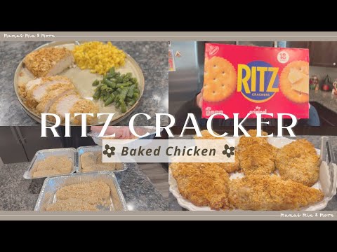 Ritz Cracker Baked Chicken | Crispy, Buttery, Oven-Baked Comfort!