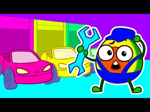 Car Garage Adventure! 🚗🛠️ | Fun Discoveries with Pit & Penny 🥑