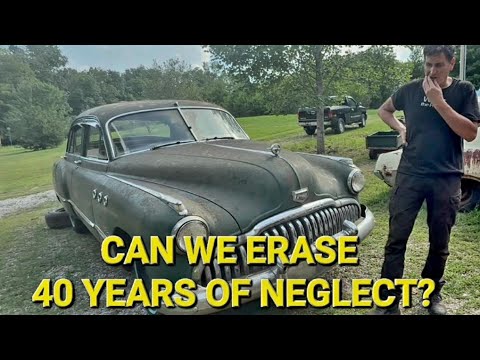 Cleaning up and cleaning out the 49 Buick!