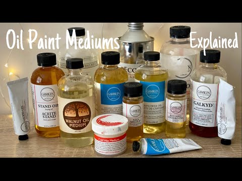 Oil Paint Mediums And How To Use Them!
