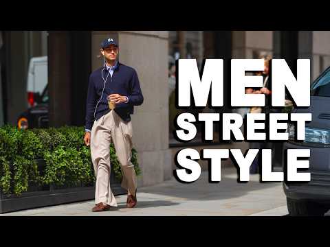 What Stylish Men Are Wearing on London’s Bond Street | Street Style 2025