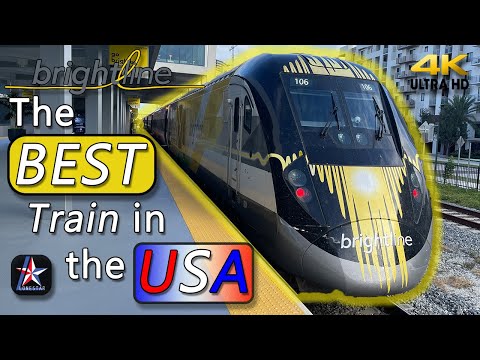 The BEST Train in the USA! Brightline Premium from Miami to West Palm Beach | MIA-WPB