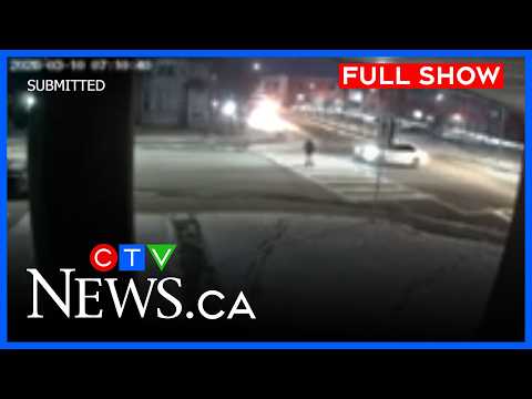 CCTV footage captures hit-and-run in N.E. Calgary | CTV News Calgary at Six for March 12, 2026
