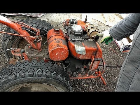 MTZ - a legendary time-tested walk-behind tractor | Engine replacement | Important points