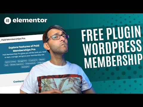 Paid Membership Pro - Set up a Wordpress Members Site for Free - Elementor Wordpress Tutorial