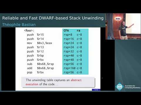 Reliable and Fast DWARF-Based Stack Unwinding