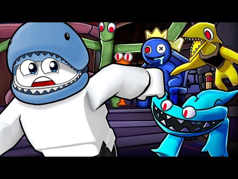 [로블록스] 놀이공원에 나타난 새로운 괴물!! 노랑이와 파랑이가 나타났어요!! "레인보우 프렌즈 챕터2" (Rainbow Friends) - 민또 경또 -