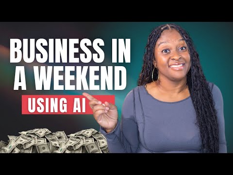 How to Start an AI Business This Weekend