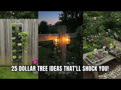 ✨ I Transformed My Garden with Cheap Summer Dollar Tree DIYs That Look EXPENSIVE - Will SHOCK You! 💰