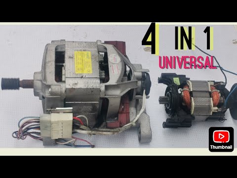 Washing machine motor to generator #universal motor # how to make high voltage generator #generator 
