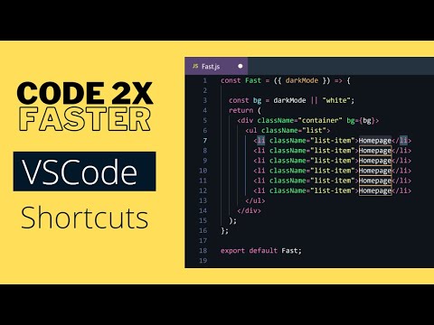 Don't Use a Mouse Anymore! VSCode Shortcuts Tips and Tricks