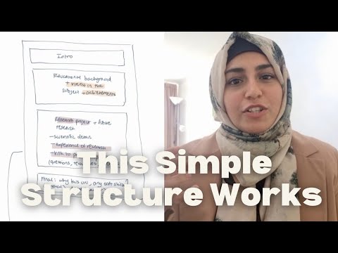 This Personal Statement Structure Got Me into Oxford (UCAS, MSc, PhD)