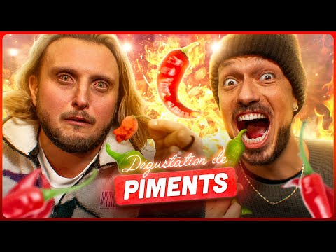 Dégustation de 8 piments bruts, avec un quasi décès de Mcfly