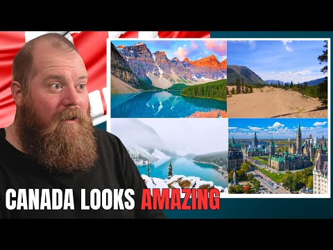 Aussie Reacts to Canada's CRAZY Geography | Mountains, Moose & More!