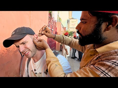 $1 Torture Ear Cleaning in India 🇮🇳