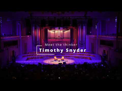 Meet the Thinker: Timothy Snyder | Bozar Brussels