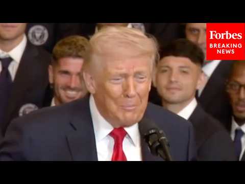 'I Don't Like Good-Looking Men': Trump Jokes About How Good-Looking Inter Miami Squad Is