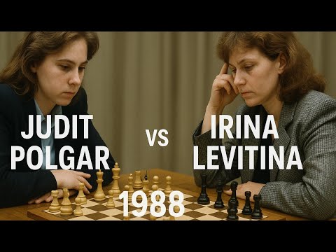 Judit Polgar vs Irina Levitina ◉ Battle at the 1988 Women’s Olympiad | Rare Classic Game