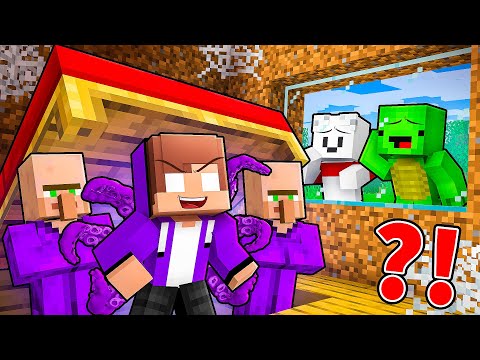 JJ Became DARK And Hid It From Friends in Minecraft - Maizen