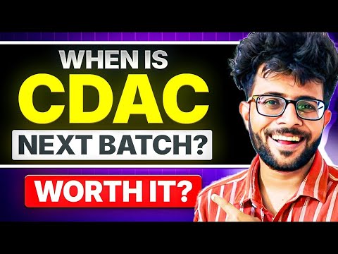 When is Next CDAC Batch ? | Is CDAC Worth IT in 2025❗️