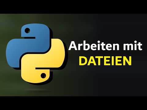Python Datei-Handling Grundkurs (Python Tutorial Deutsch) 💻