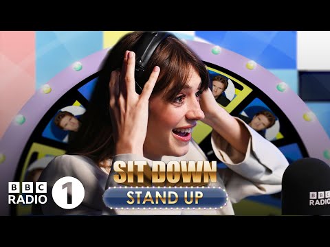 "He just hung up!!" Daisy Edgar Jones calls actor pals on Sit Down Stand Up.