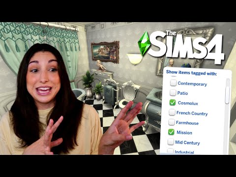 every room is a random *style filter* in the Sims 4