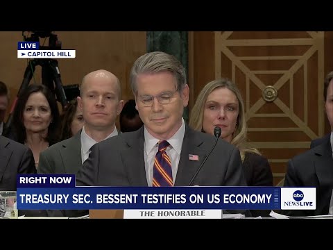LIVE: Treasury Secretary Bessent testifies before Senate committee on U.S. economy
