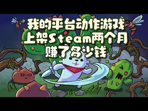 我的平台动作游戏上架Steam两个月赚了多少钱？