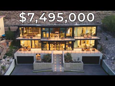 Inside a $7,495,000 Las Vegas Mansion with 3 Floors and Grand Entrance!