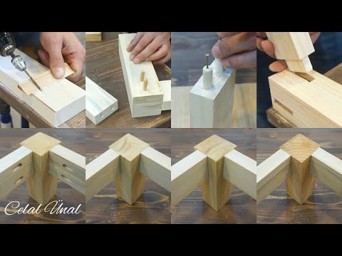Woodworking / Wooden joints part 1 / Ahşap birleştirmeler bölüm 1
