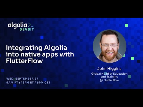 Integrating Algolia into native apps with FlutterFlow
