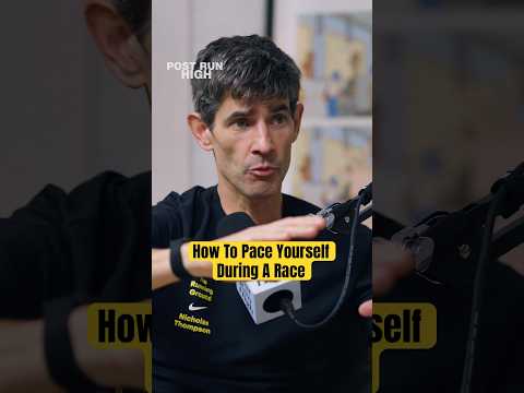How do you pace yourself and run your best race?