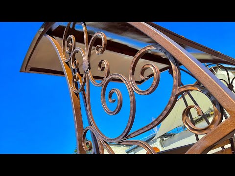 ЧЕРТЕЖИ и ШИКАРНАЯ ПОДЕЛКА Из Профильной Трубы. Сделай Своими руками садовые качели