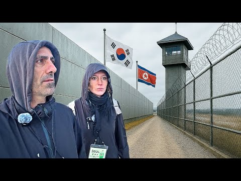 THIS IS WHAT THE BORDER WITH NORTH KOREA LOOKS LIKE: AN ABSURD COUNTRY 🇰🇷 🇰🇵