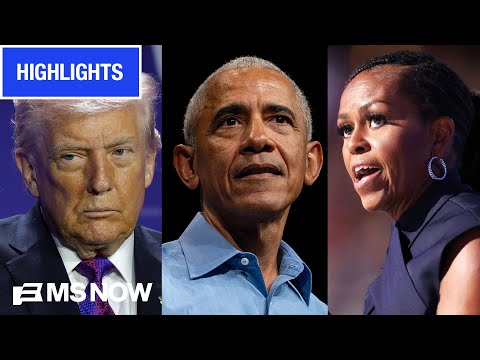 MS NOW anchors react to Trump’s racist Obamas video post