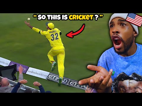 American First Time Seeing CRICKET | INSANE Catches!