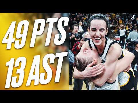 EVERY MOMENT From Caitlin Clark's Record Breaking Night | Full Highlights | 2.15.24