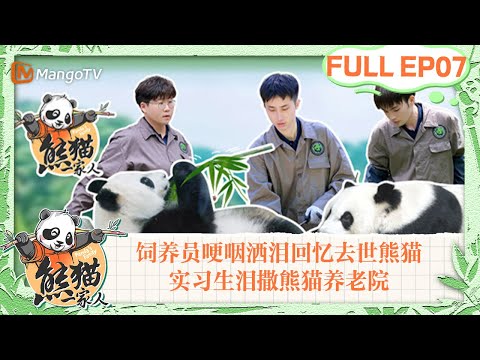 MULTI SUB｜饲养员哽咽洒泪回忆去世大熊猫 实习生泪撒熊猫养老院 福宝的曾外婆优优精神很好哦！｜《熊猫一家人Panda‘s Family》｜EP07｜MangoTV