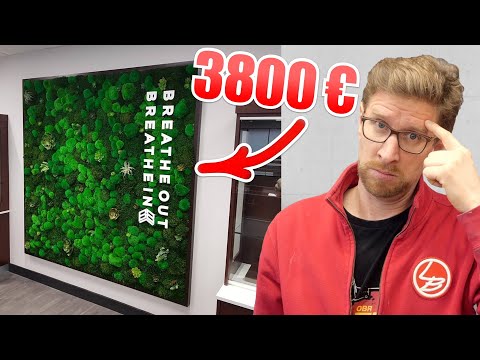 How I saved 3725 € by doing it myself // Make your own moss picture
