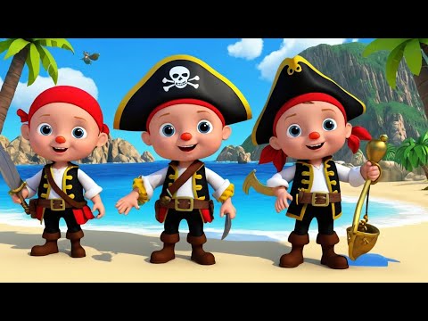 Три маленьких пирата ищут сокровища