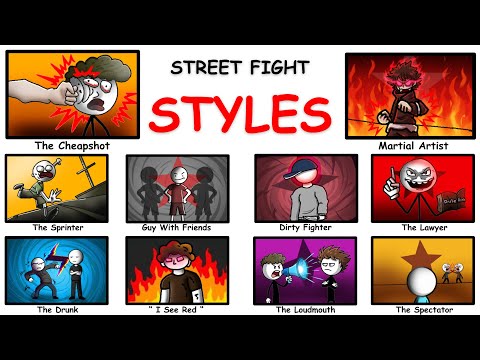 Every Type Of Person In A Street Fight Explained