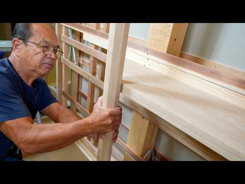 デザインは現場合わせ。大工の手だけで玄関の全てを加工し形に。【新築Season7 - Part9】