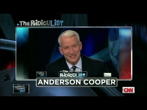 Anderson Cooper on 'RidicuList' for 2nd giggle fit