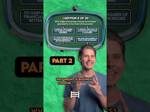 Chart of Accounts Quiz (Part 2 of 4)